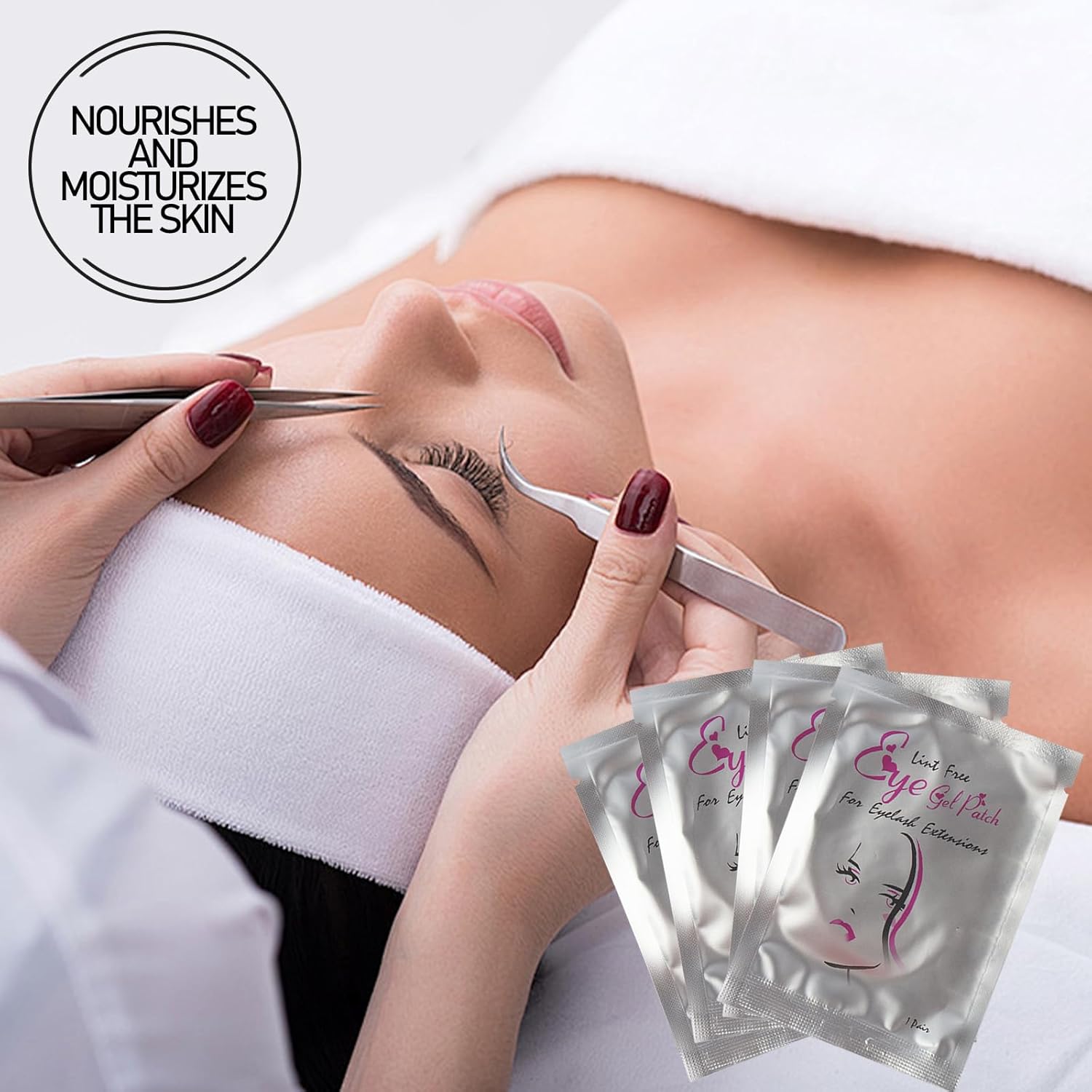 Under Eye Gel - 20/50 Pairs Eyelash Extension Patch Hydrogel