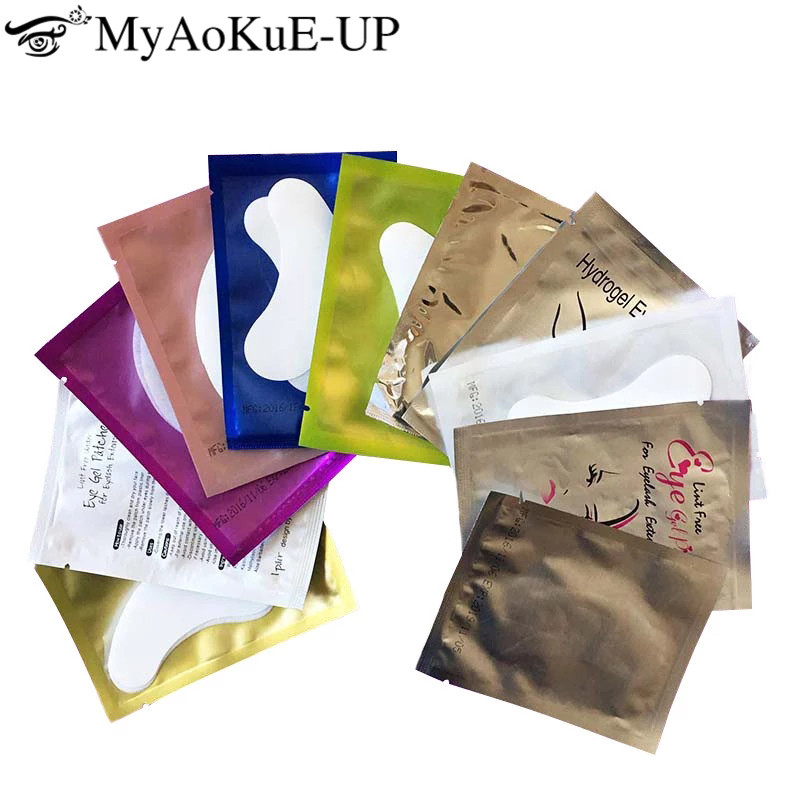 Under Eye Gel - Makeup Tool 100pairs Eyelash Extension Paper