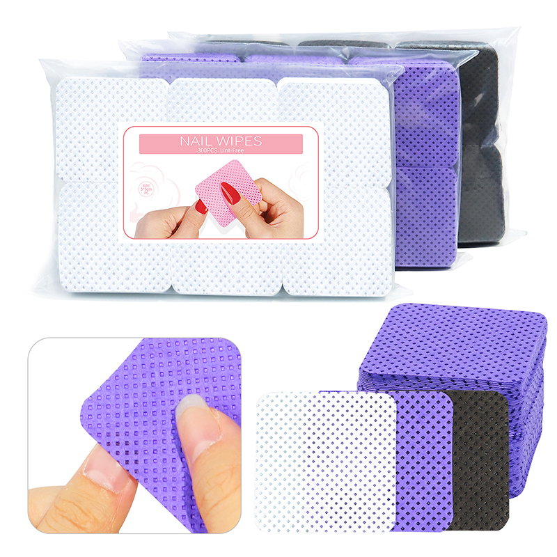 Eyelash Extension Maps - Lint Free Nail Wipes, 300 PCS