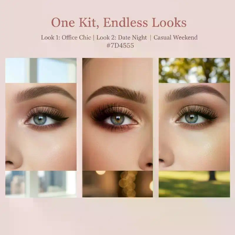 Eyelash Extension Eyelash - 8 25mm Cluster Lashes Kit 260