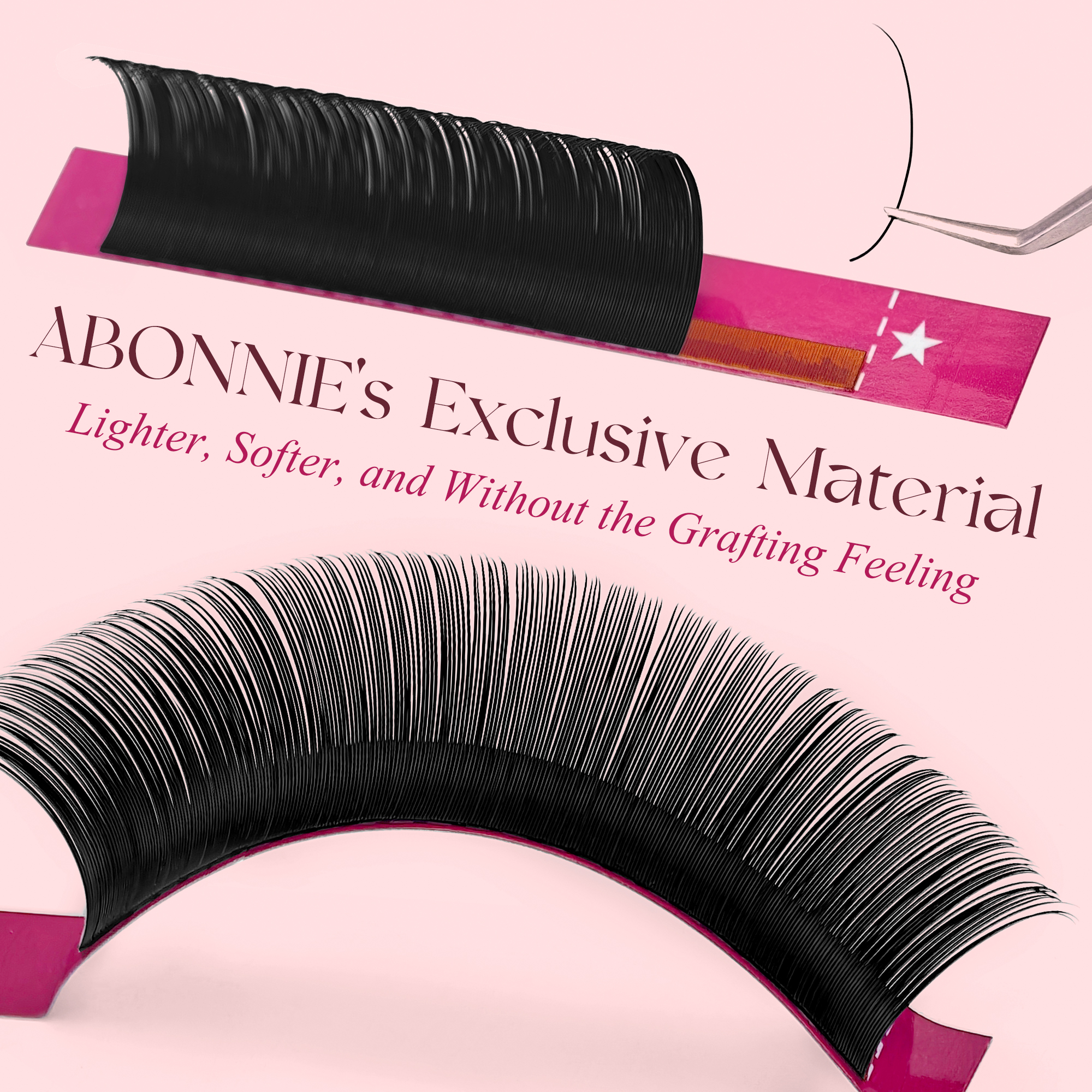ABONNIE Lash Extensions Super  – обзор и цена Eyelash Extension Supernatural