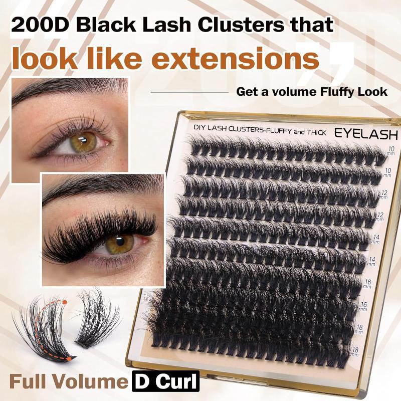 New Fluffy Thick Lash Clusters – обзор и цена Eyelash Extension Eyelash