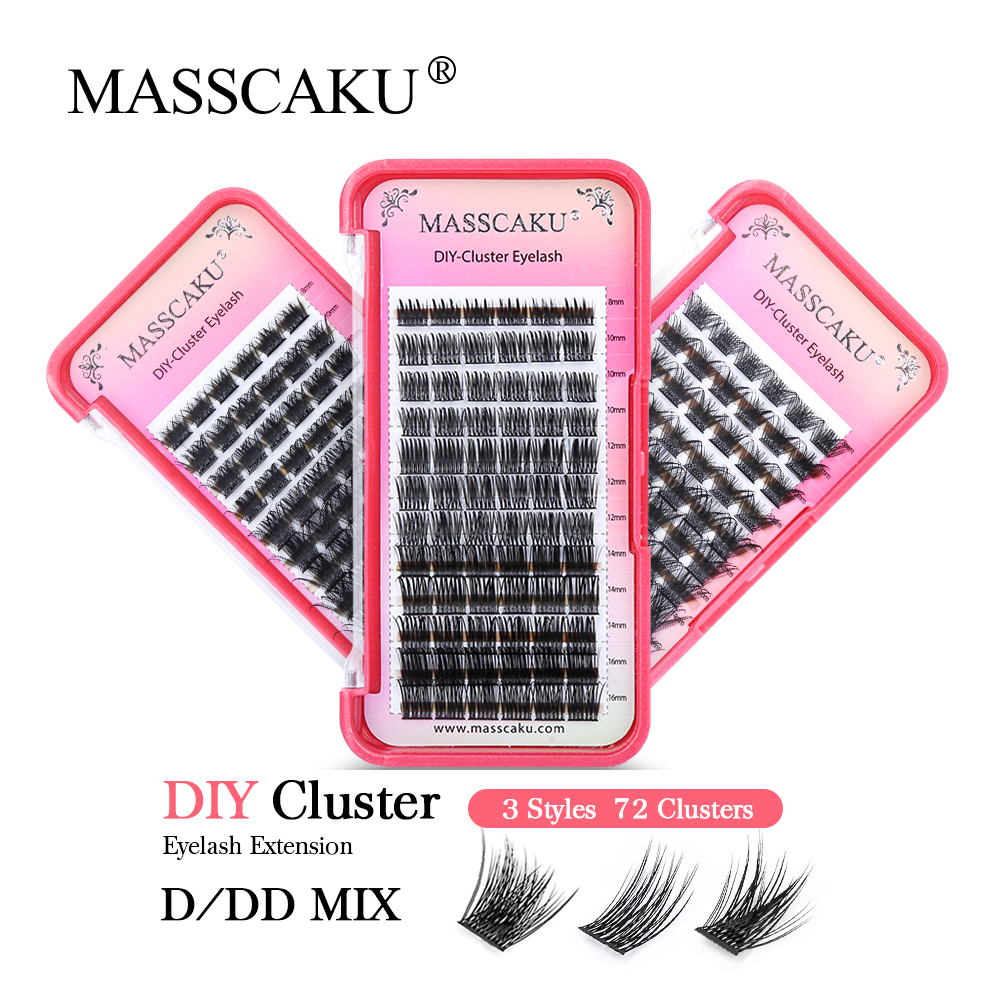 MASSCAKU Lash Clusters DIY Eye – обзор и цена Eyelash Extension Supernatural
