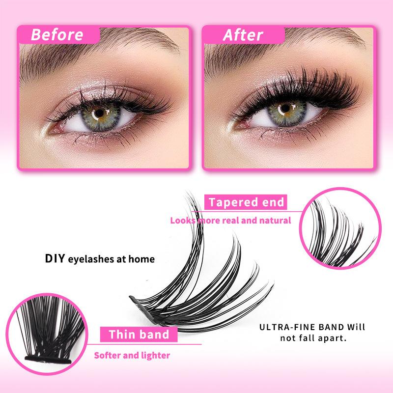Mink Eyelash Clusters Kit for  – обзор и цена Eyelash Extension Volume Lashes
