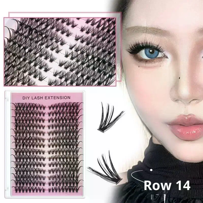 20pcs DIY False Eyelash Extens – обзор и цена Eyelash Extension Volume Lashes