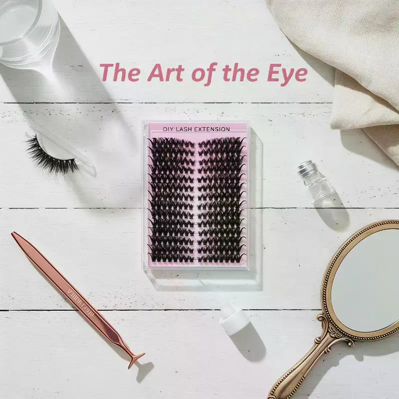 20pcs DIY False Eyelash Extens – обзор и цена Eyelash Extension Volume Lashes