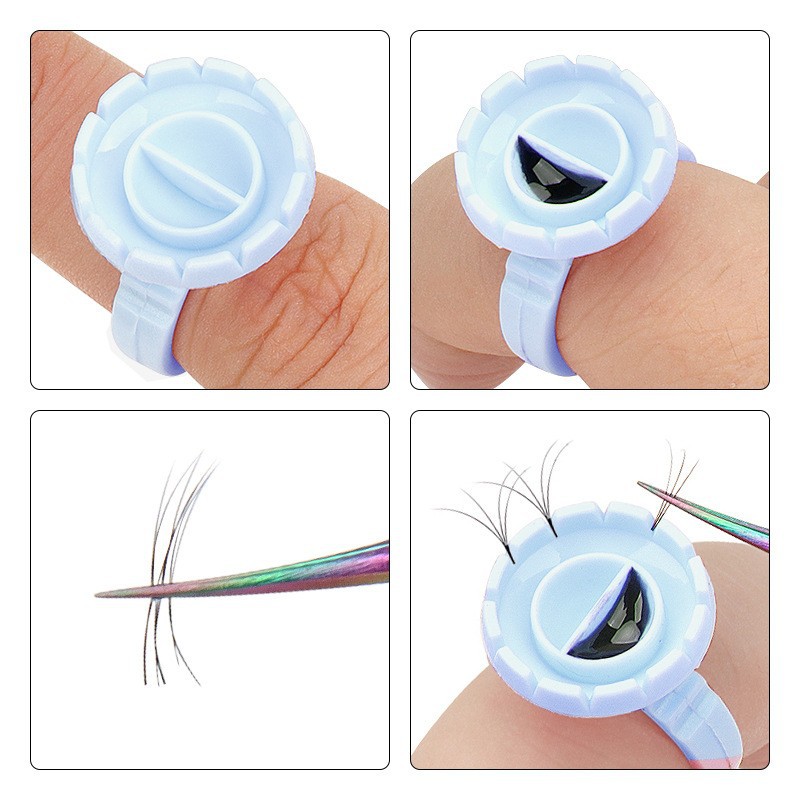 100Pcs Disposable Glue Ring Ho – обзор и цена Eyelash Extension Maps