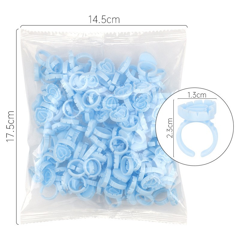 100Pcs Disposable Glue Ring Ho – обзор и цена Eyelash Extension Maps