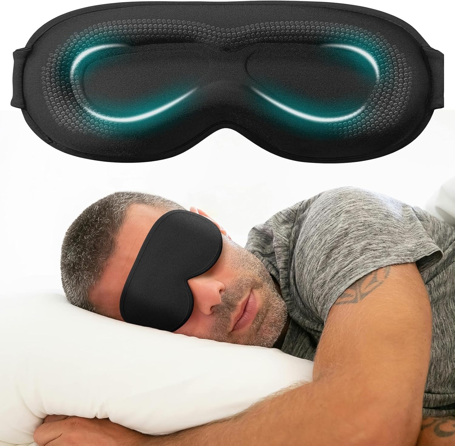 Eye Mask Cover for Sleeping -  – обзор и цена Eyelash Extension For Men