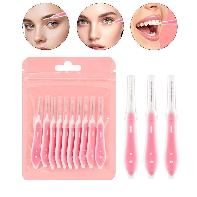 10 Pcs Eyebrow Brushes Mini Br – обзор и цена Eyelash Extension Eyelash