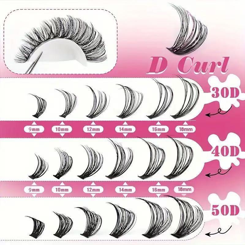 Professional D Curl Cluster La – обзор и цена Eyelash Extension Volume Lashes