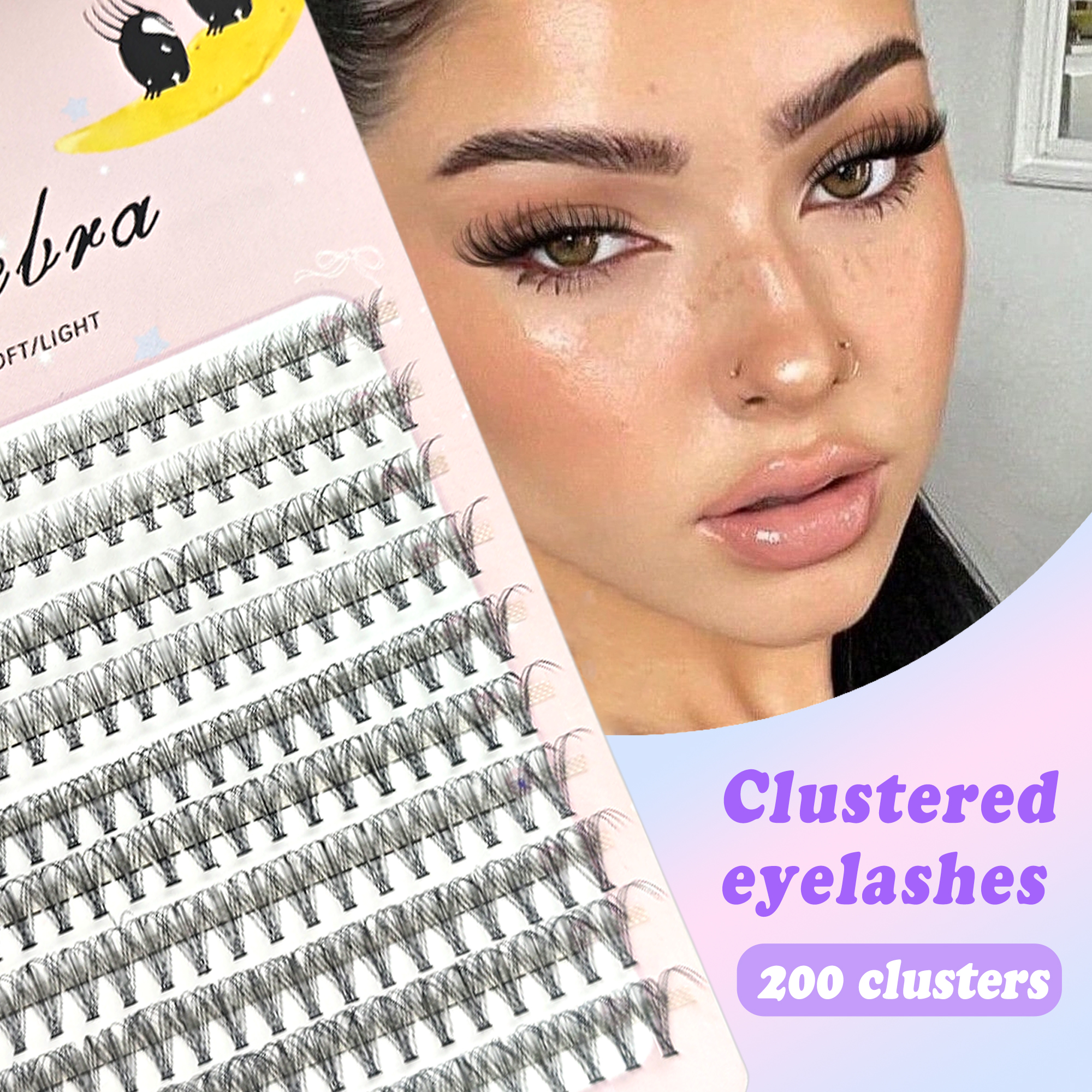 Individual Lashes Cluster D Cu – обзор и цена Eyelash Extension Supernatural