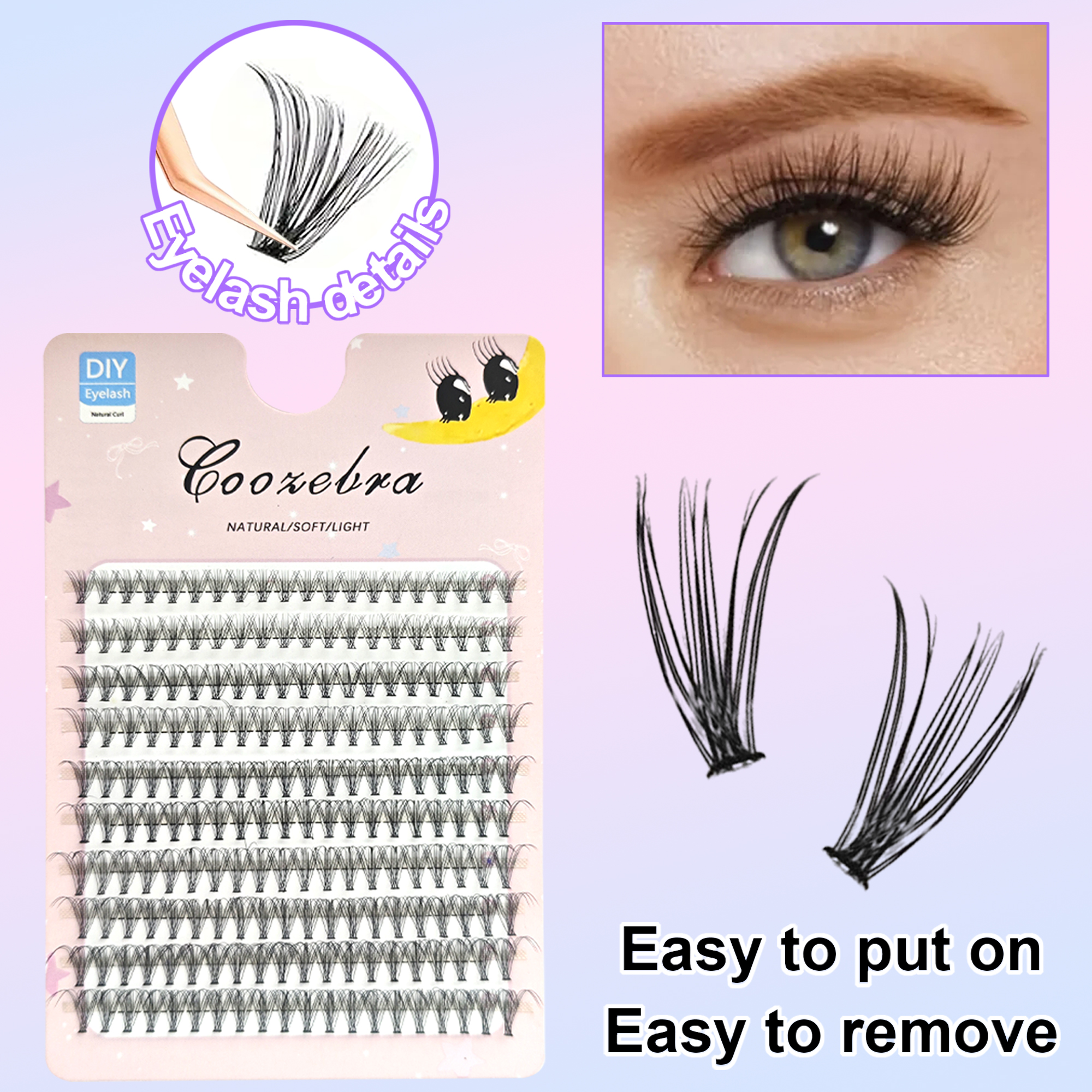 Individual Lashes Cluster D Cu – обзор и цена Eyelash Extension Supernatural