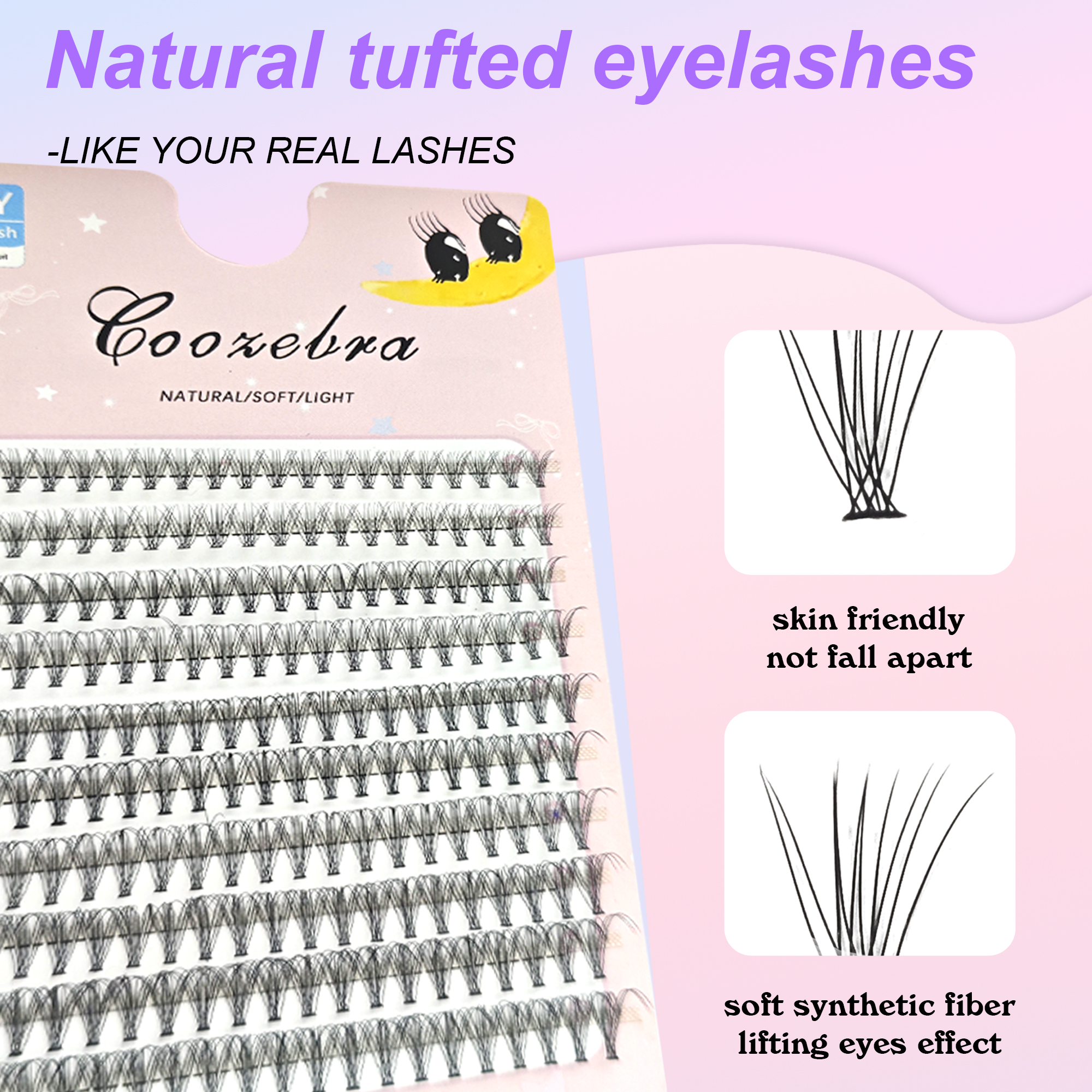 Individual Lashes Cluster D Cu – обзор и цена Eyelash Extension Supernatural
