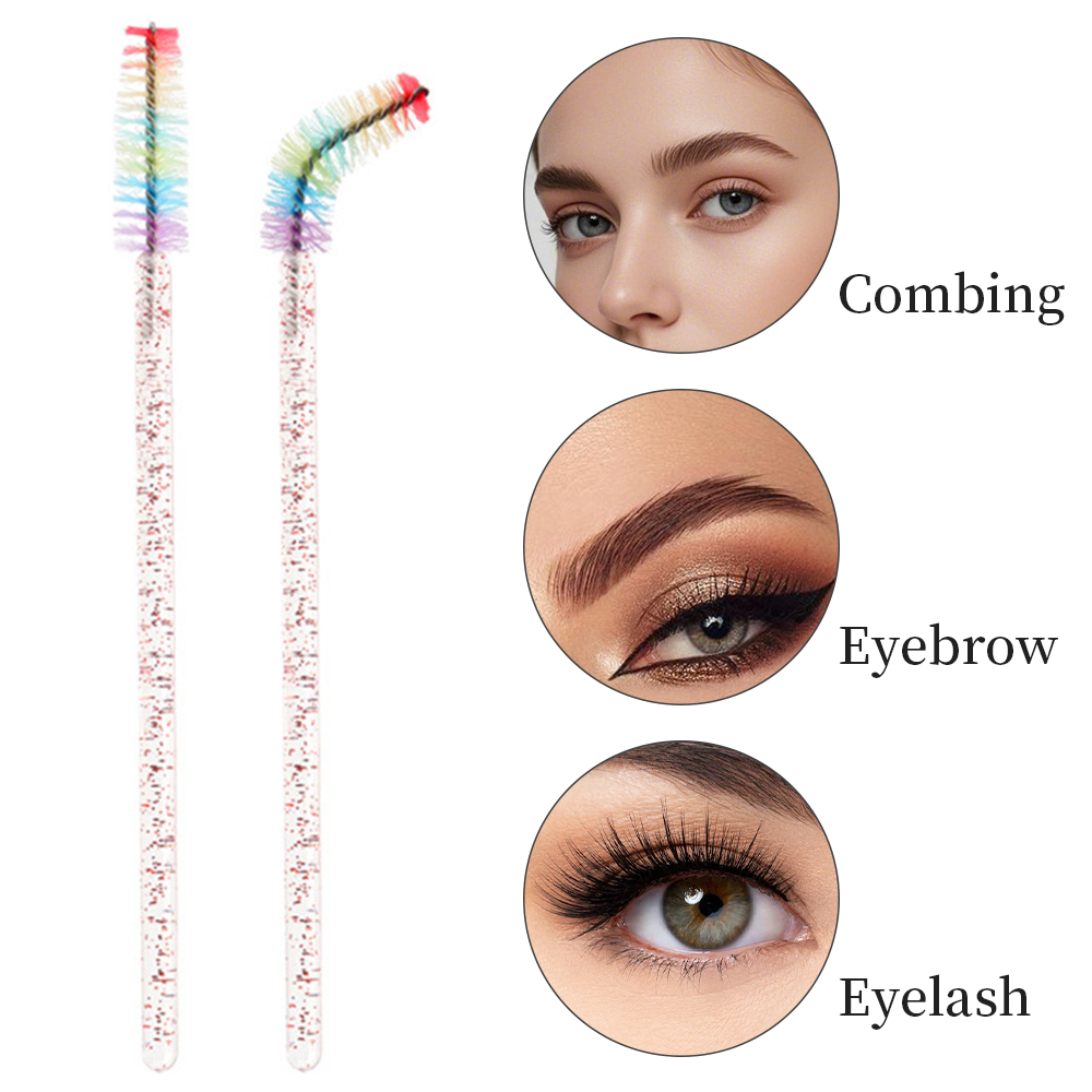 50PCS Rainbow Crystal Eyelash  – обзор и цена Eyelash Extension Maps