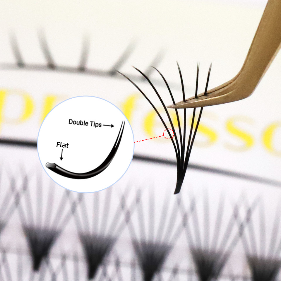 Flat Premade Fans Thin Root Ey – обзор и цена Eyelash Extension Supernatural
