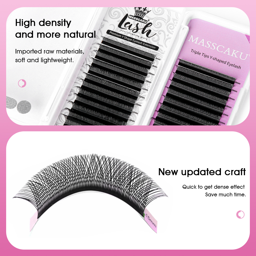 MASSCAKU Hand Woven YY Design  – обзор и цена Eyelash Extension Supernatural