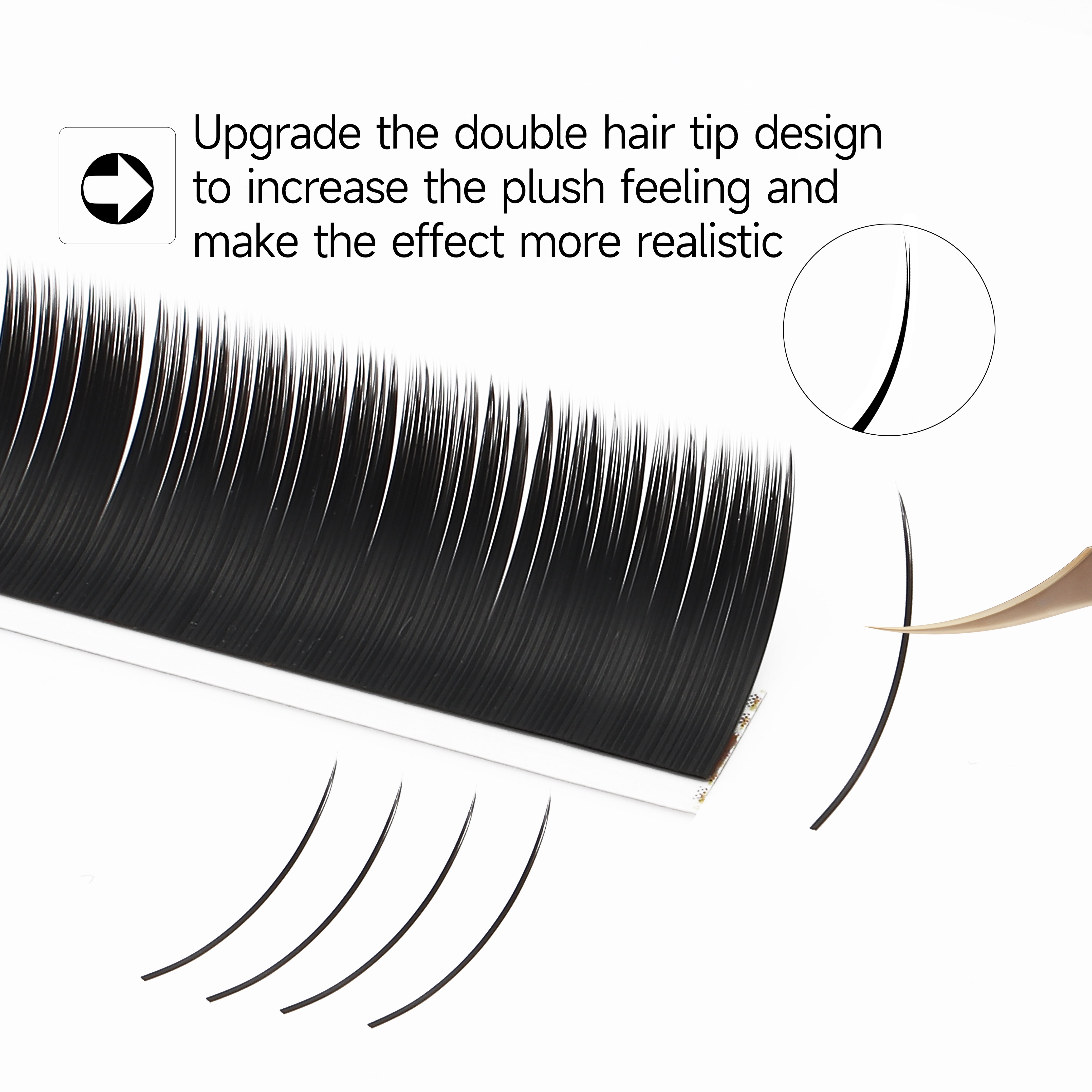 XIUSUZAKI Flat Ellipse Eyelash – обзор и цена Eyelash Extension Supernatural