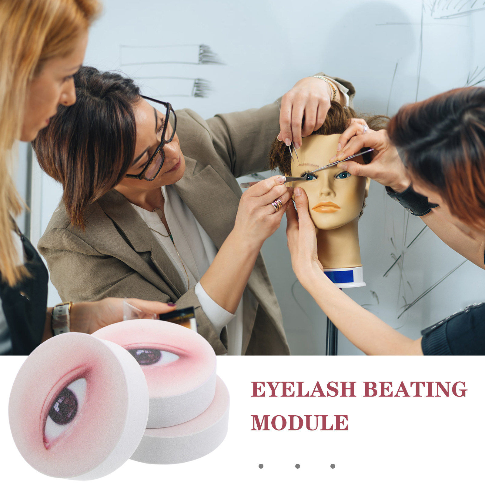 3Pcs Training Head Eyelash Ext – обзор и цена Eyelash Extension Eyelash