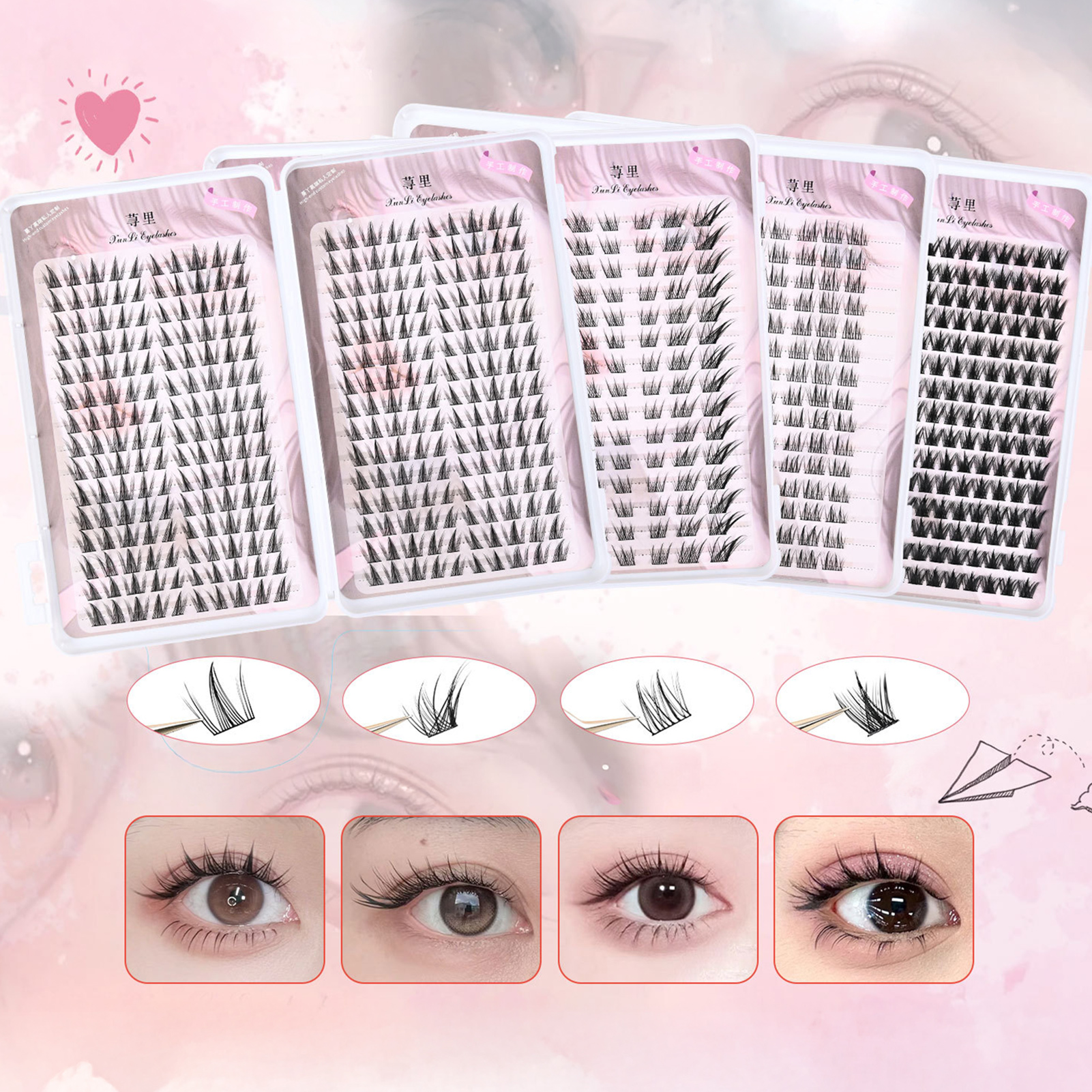 30rows 3D Wispy Fluffy Fake Ey – обзор и цена Eyelash Extension Supernatural