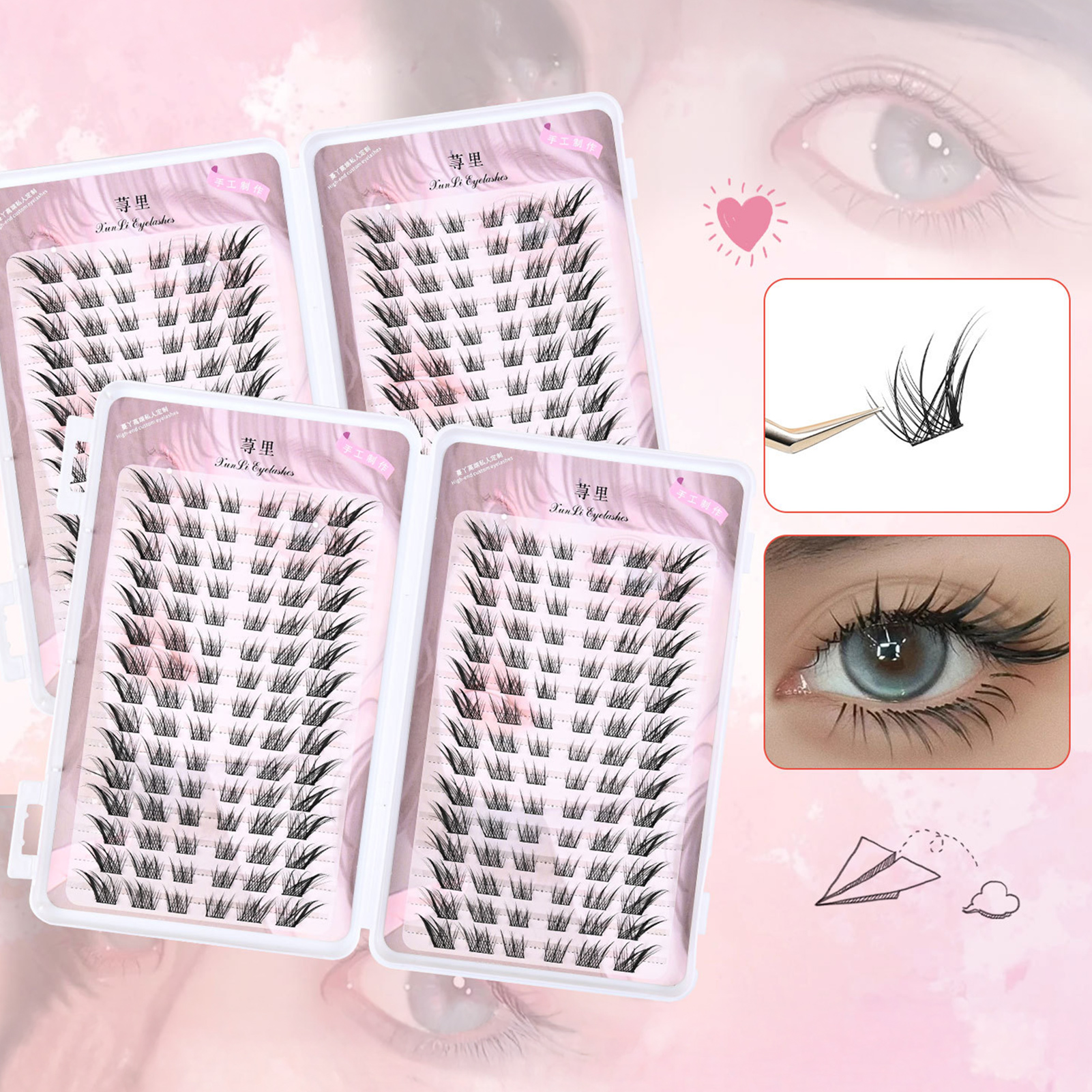 30rows 3D Wispy Fluffy Fake Ey – обзор и цена Eyelash Extension Supernatural