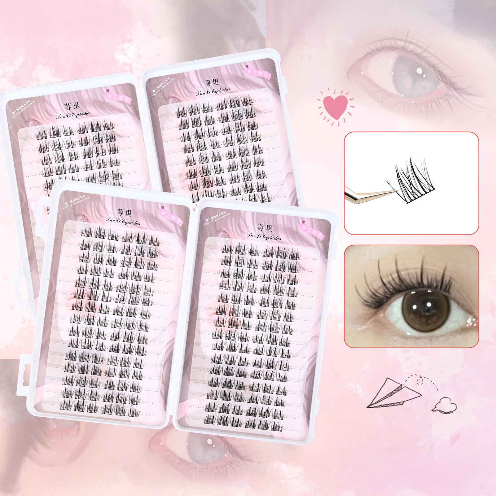 30rows 3D Wispy Fluffy Fake Ey – обзор и цена Eyelash Extension Supernatural