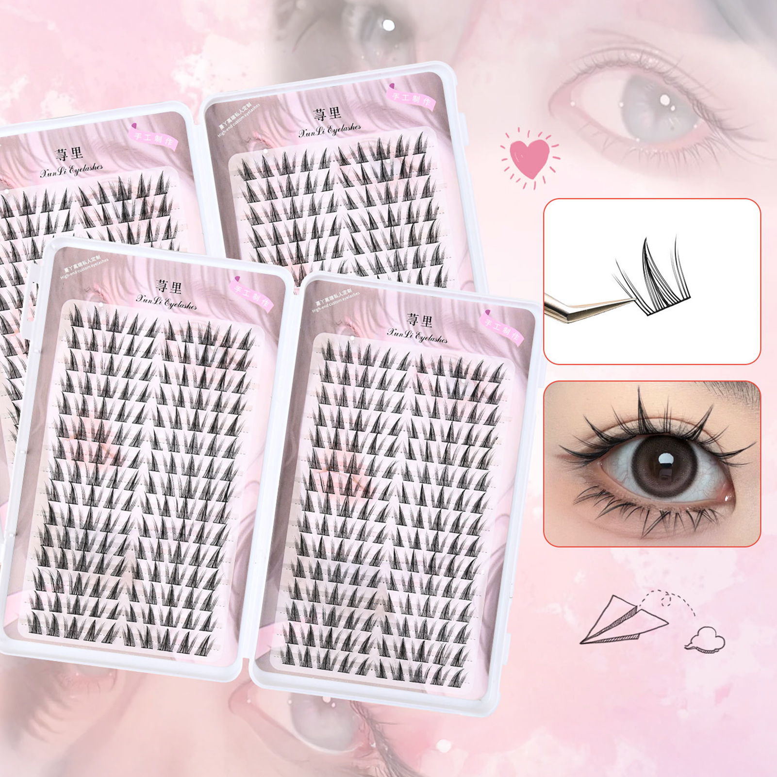 30rows 3D Wispy Fluffy Fake Ey – обзор и цена Eyelash Extension Supernatural