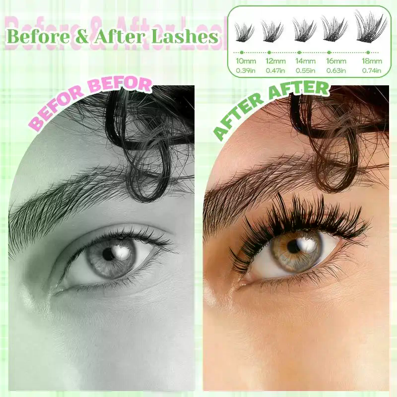 Natural Look False Eyelashes W – обзор и цена Eyelash Extension Eyelash