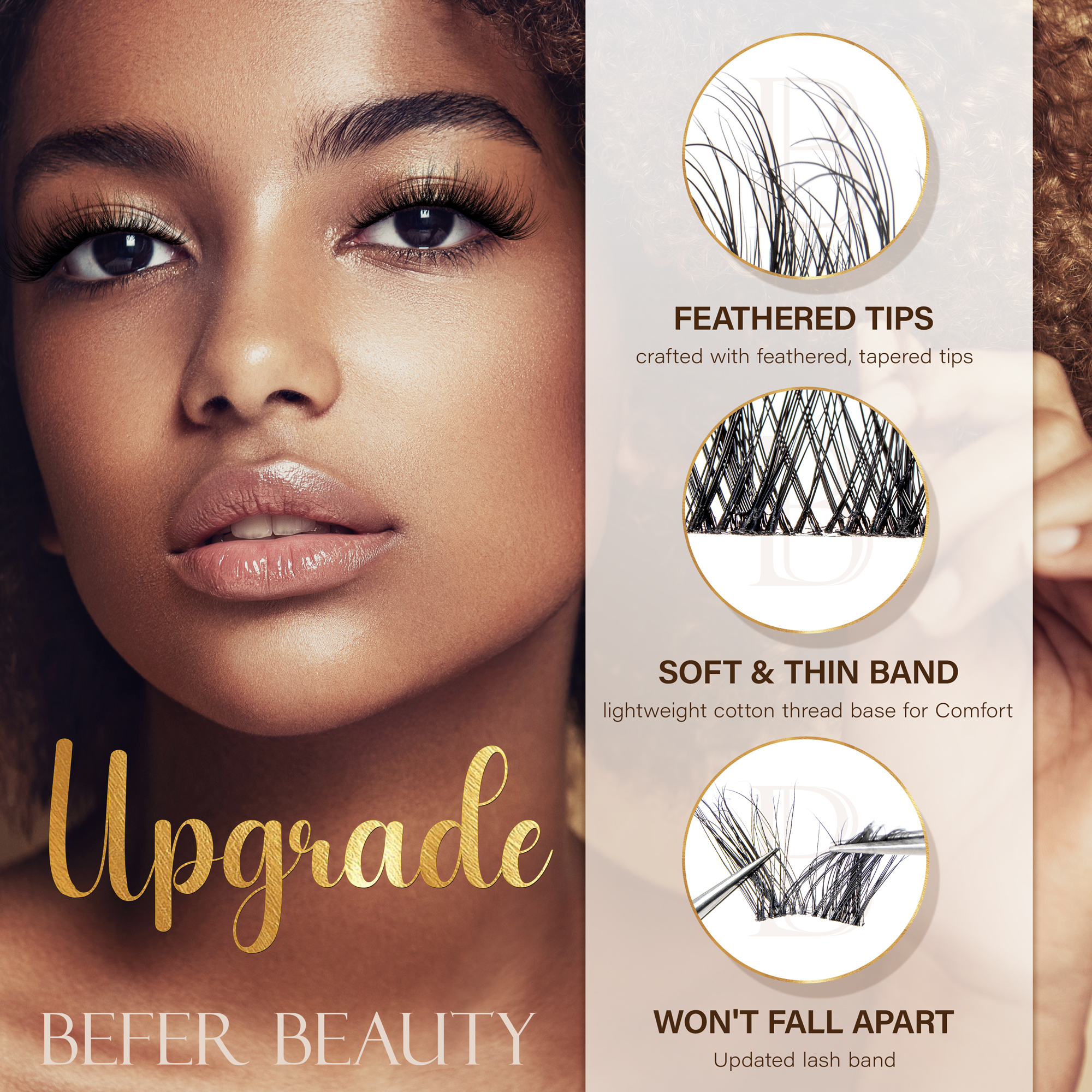 Befer Natural Lashes Clusters  – обзор и цена Eyelash Extension Eyelash