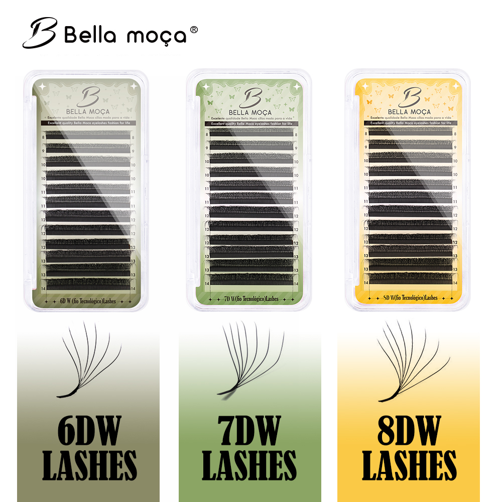 Bella moça 6D/7D/8D W Lash Ext – обзор и цена Eyelash Extension Supernatural