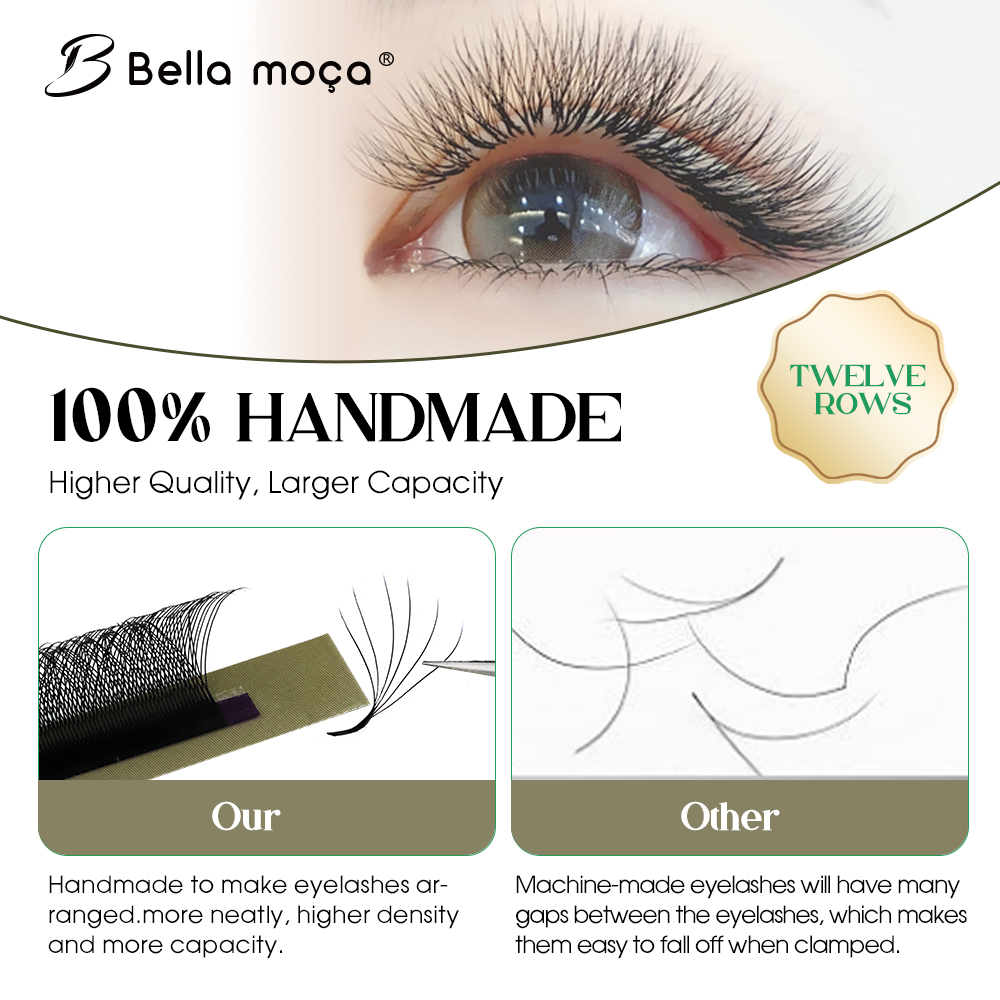 Bella moça 6D/7D/8D W Lash Ext – обзор и цена Eyelash Extension Supernatural